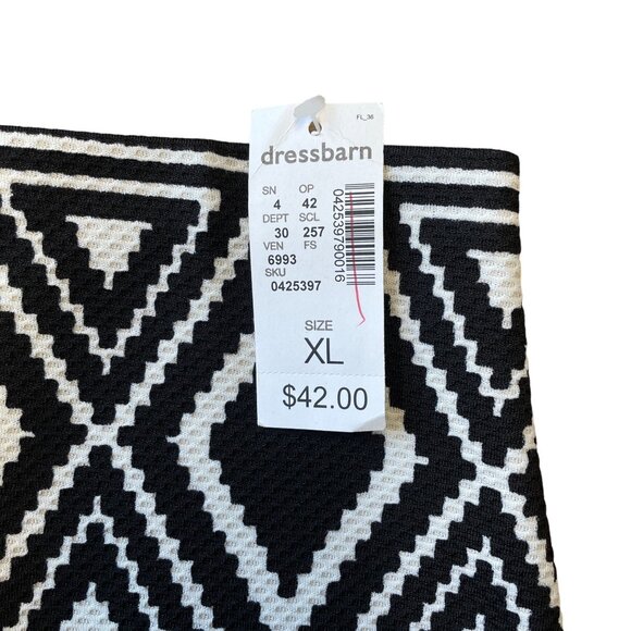 ROZ & ALI BLAZER AZTEC GEOMETRIC SIZE XL 3/4 SLEEVE JACKET CLASSIC ARTSY CAREER - Picture 4 of 9